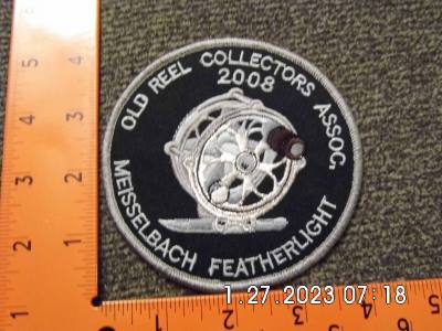 Old Reel Collectors Assoc. 2008 - Meisselbach Featherlight Patch